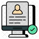 Online Cv  Symbol