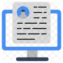 Online Cv  Symbol