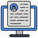 Online Cv  Symbol