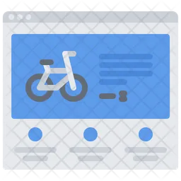 Online Cycle  Icon