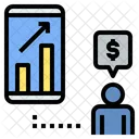 Online Data Online Investing Stock Icon