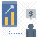 Online Data Online Investing Stock Icon