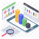 Online Data Analysis Report Analysis Business Chart Analysis Icon