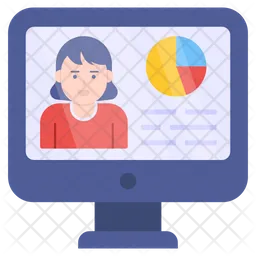 Online Data Analyst  Icon