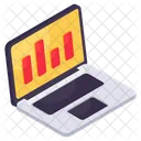 Online Data Analytics Infographic Statistics Icon