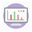 Data Analytics Online Analysis Online Evaluation Icon
