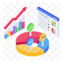 Online Data Analytics Icon