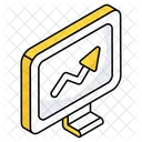 Business Chart Business Graph Online Data Analytics Icon
