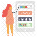 Online Data Analytics  Icon