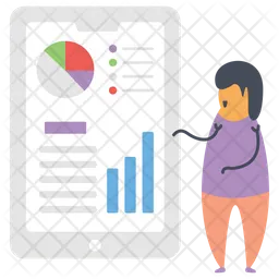 Online Data Analytics  Icon