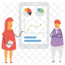Online Data Analytics  Icon