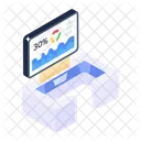 Web Analytics Infographic Statistics Icon