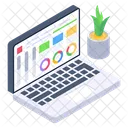 Web Statistics Web Infographic Online Data Icon