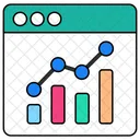 Online Data Analytics  Icon