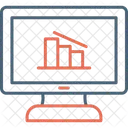 Online Data Analytics Data Analytics Graph Icon