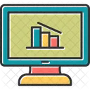 Online Data Analytics Data Analytics Graph Icon
