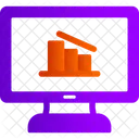 Online Data Analytics Data Analytics Graph Icon