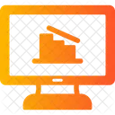 Online Data Analytics Data Analytics Graph Icon
