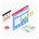 Online Data Analytics  Icon