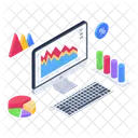 Online Data Analytics  Icon