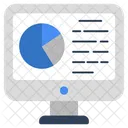 Online Data Analytics Online Infographic Online Statistics Icon