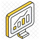 Business Chart Business Graph Online Data Analytics Icon