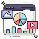 Online Data Analytics  Icon