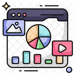 Online Data Analytics  Icon
