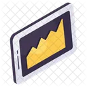 Online Data Analytics Infographic Statistics Icon