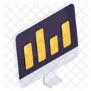 Online Data Analytics Infographic Statistics Icon