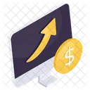 Online Data Analytics Infographic Statistics Icon