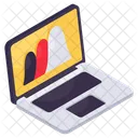 Online Data Analytics Infographic Statistics Icon