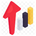 Online Data Analytics Infographic Statistics Icon
