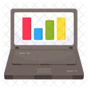 Online Data Analytics Infographic Statistics Icon