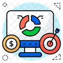 Online Data Analytics Icon