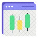 Online Data Analyze Data Icon