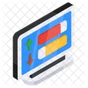 Online Data Transfer Online Data Sharing Online Data Exchange Icon