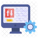 Online Data Transfer  Icon