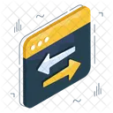 Online Data Transfer Data Exchange Data Transmission Icon