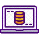 Online Database Online Server Database Storage Icon