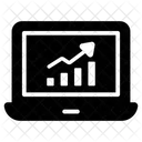 Online Datenanalyse Datenanalyse Wachstumsdiagramm Icon