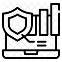 Schutzen Sie Datenanalyse Bericht Diagramm Symbol