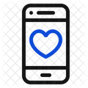 Mobile Heart Icon Love Icon