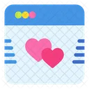 Browser Love Heart Icon