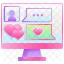 Online Dating Love Heart Icon