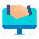 Online Agreement Online Contract Agreement Icon