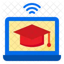 Online Degree Online Graduate Online Learning Icon
