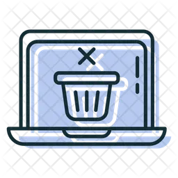 Online Delete Basket  Icon