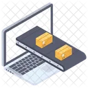 Online Delivery Online Logistic Online Shipping Icon
