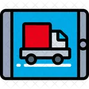 Tablet Delivery Ipad Logistics Icon